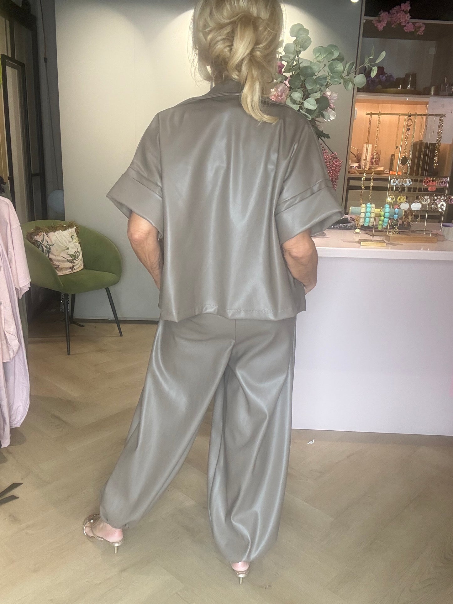 Jasje / Blazer Korte mouw Taupe