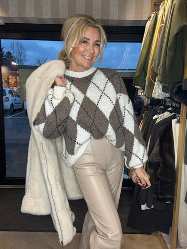 Wiebertrui Taupe Beige