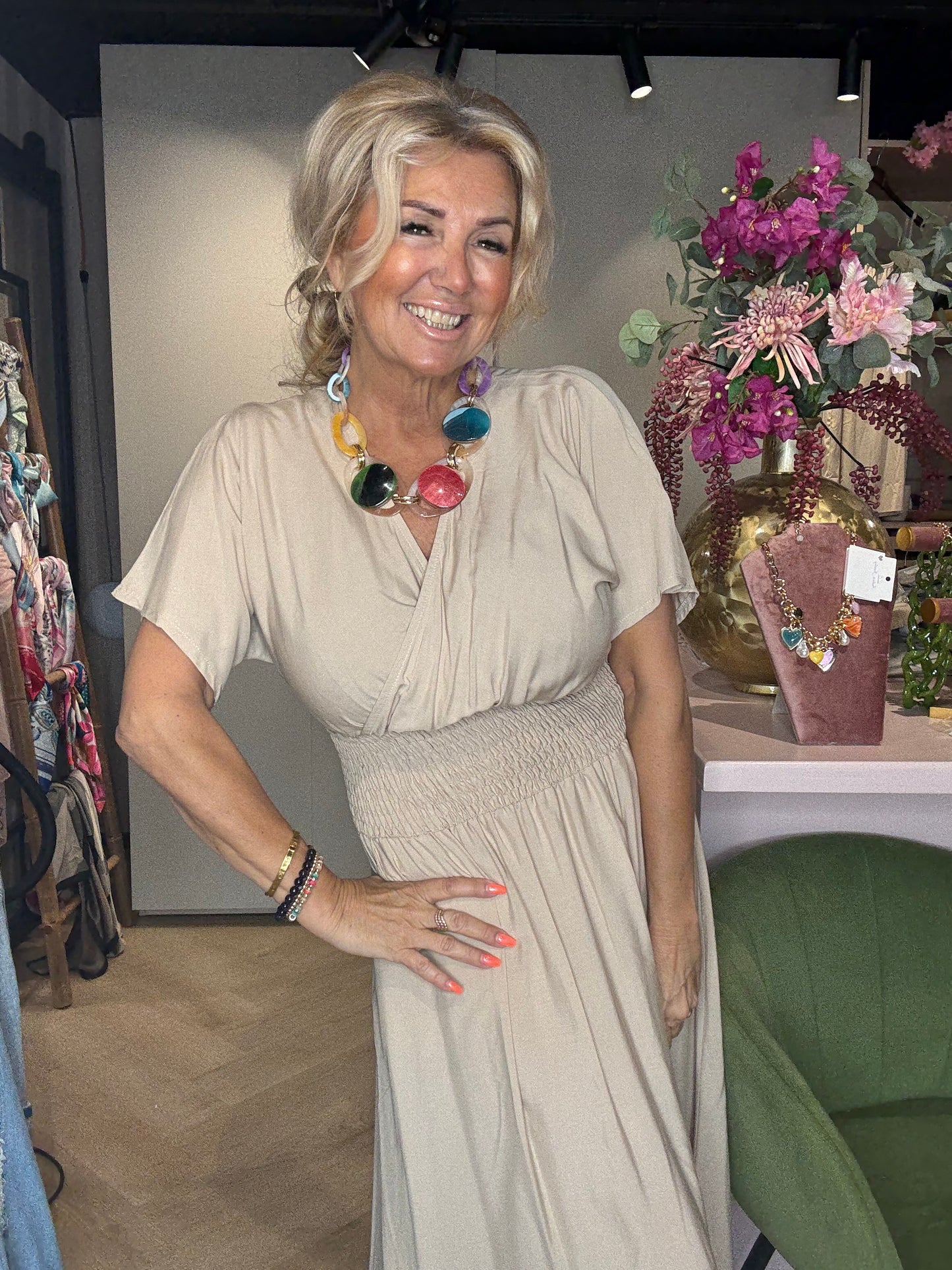 Jurk Maud Beige