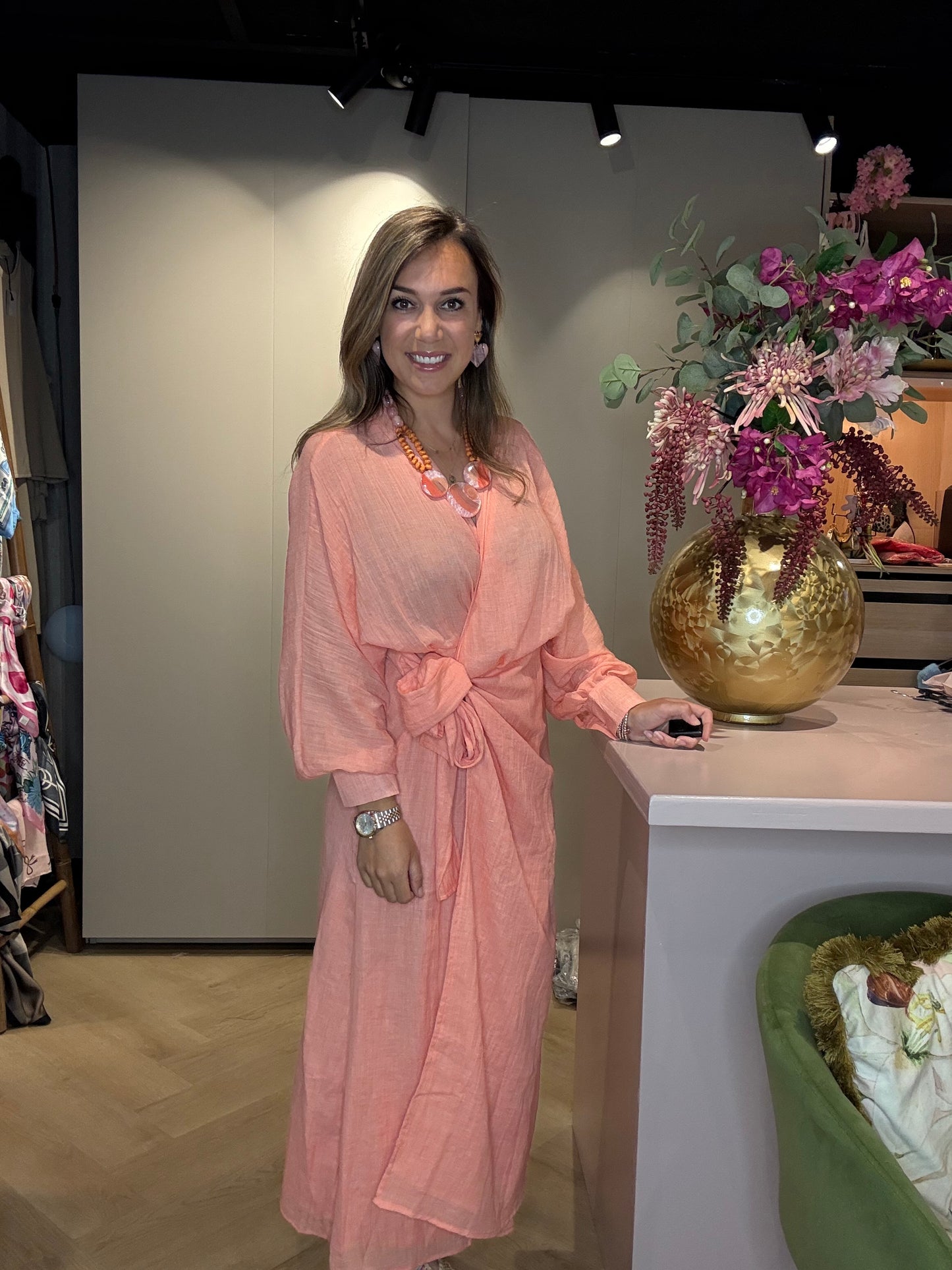 Jurk Marbella Peach