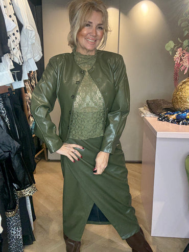 Rok Koker model overslag Groen 💚