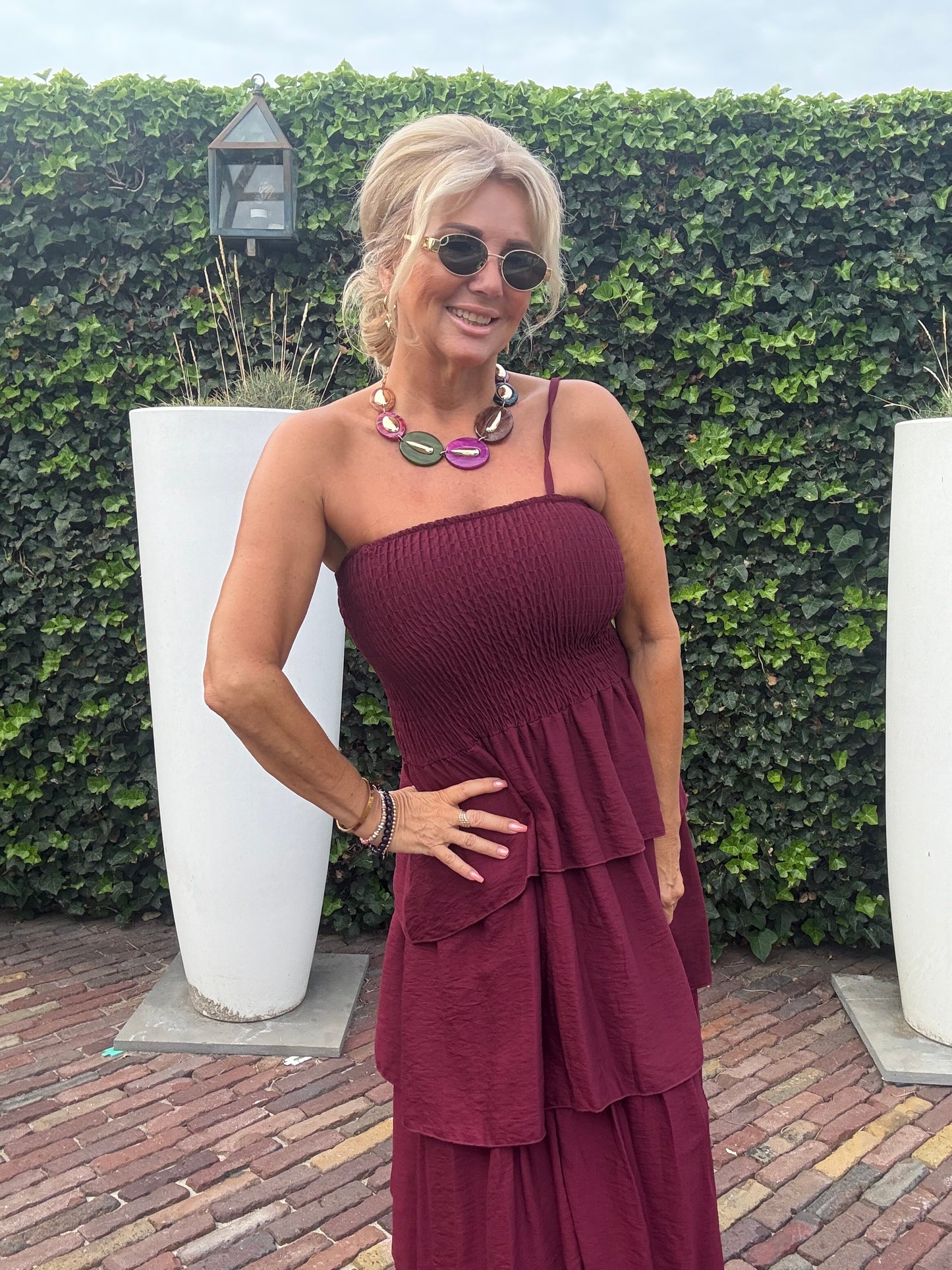 Dress Bella Rosso💃Bordeaux💃
