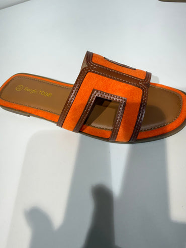 Slipper Hermes Orange
