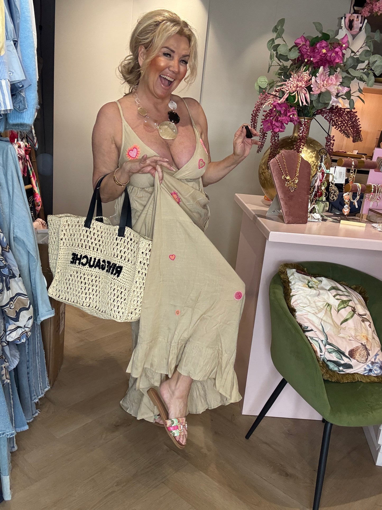 Jurk Sunny Side Beige