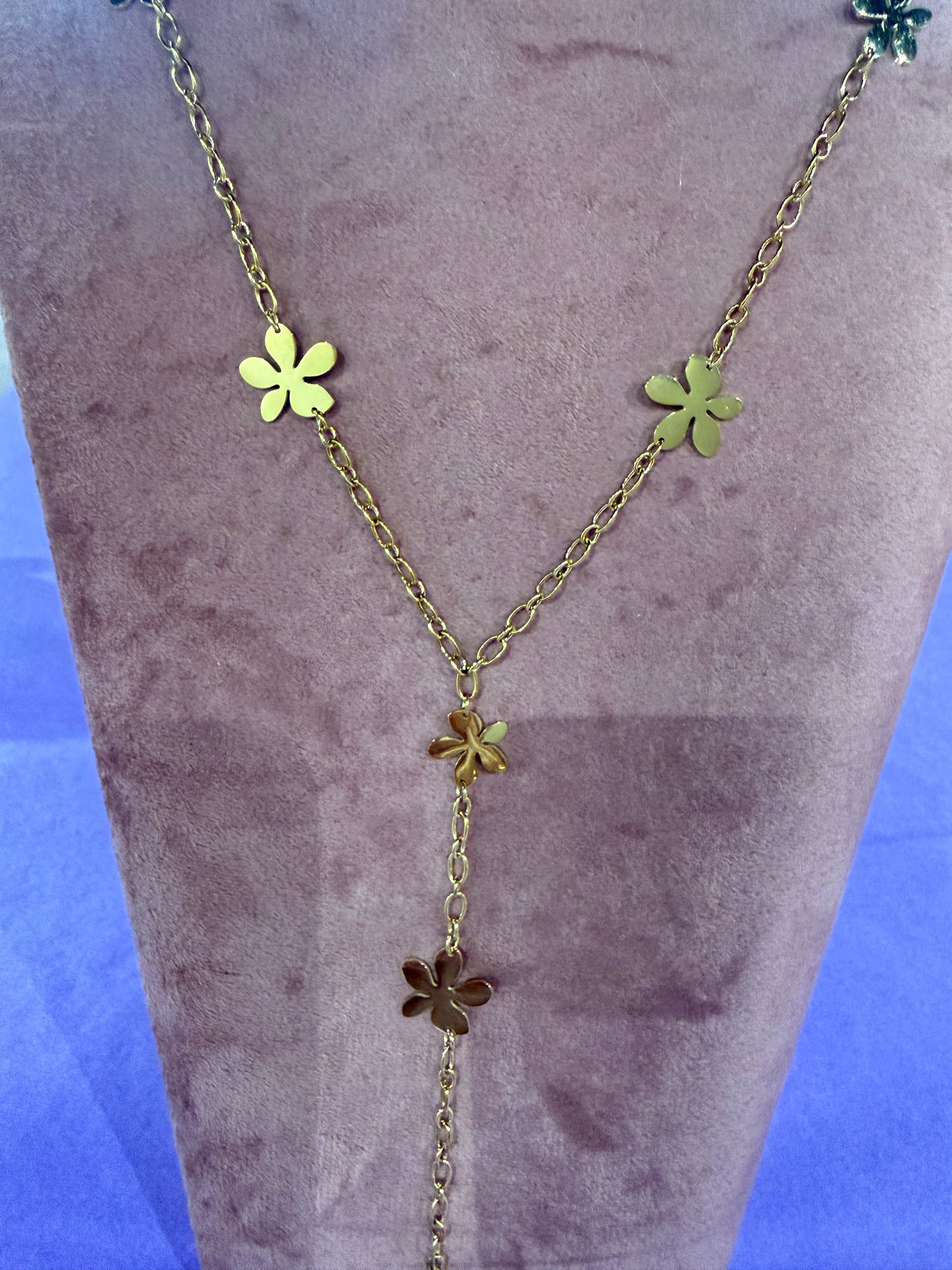 Ketting lang goud klaver 🍀