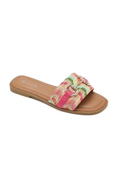 Slipper Horsebit Strass Multicolor