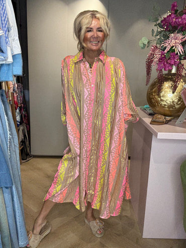 Jurk Sunset vibe Multicolor 🤩