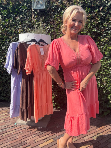 DressSoleil Coral midi🌺