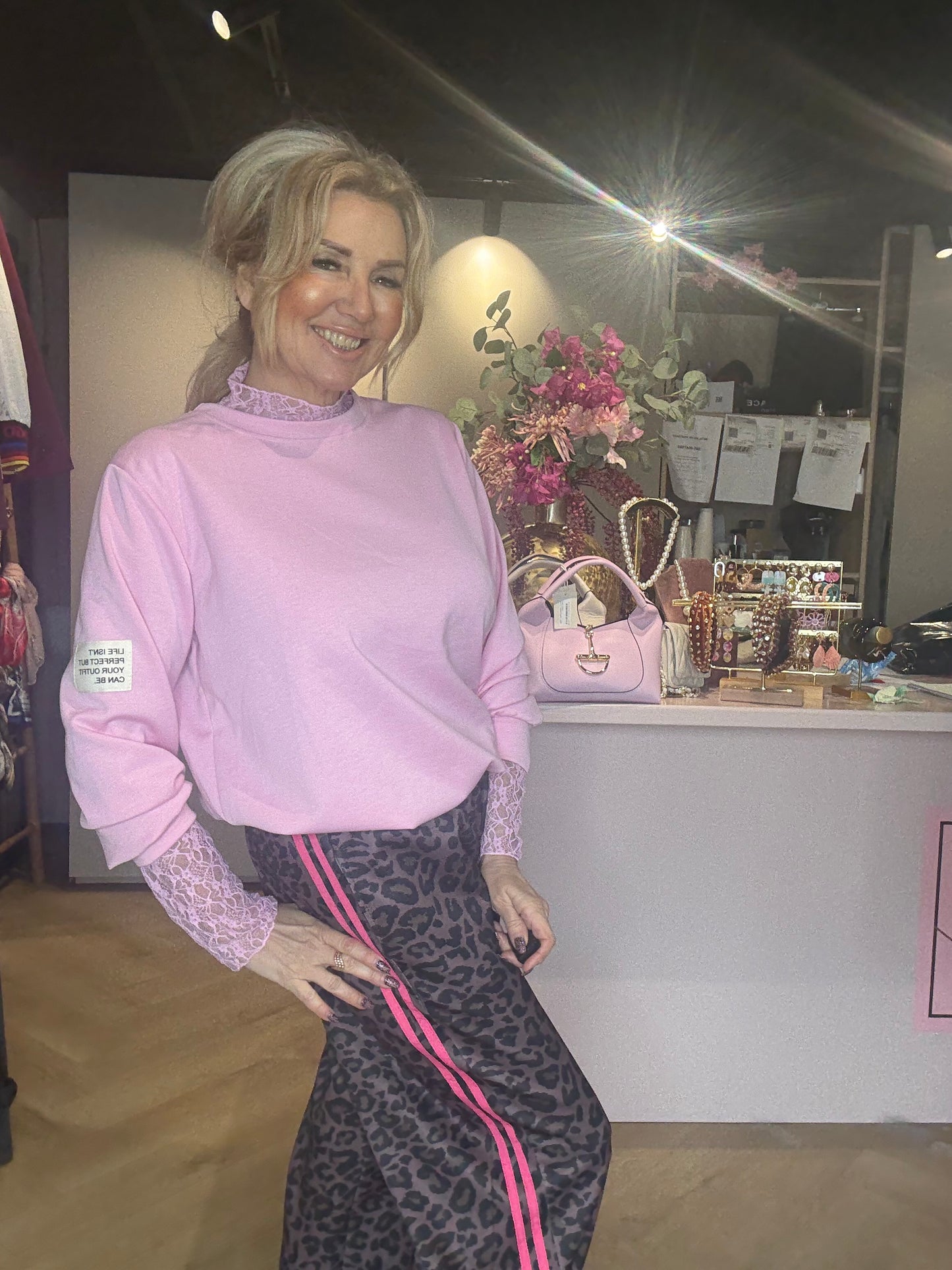 Panther Broek Stripe Rose 🎀