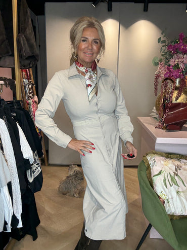 Triple Nine Travel Dress Beige