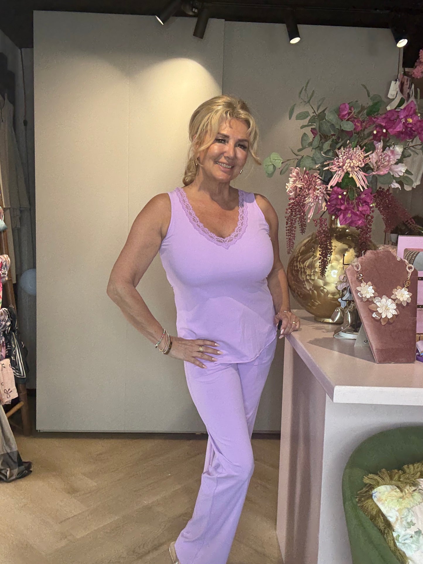 Hemd Mi Piace MP202129 Kant Lilac