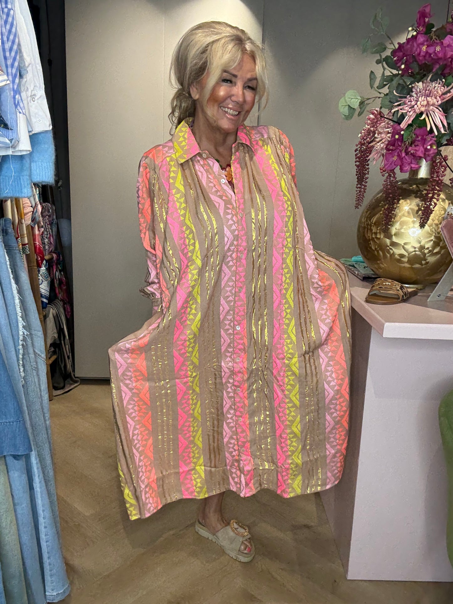 Jurk Sunset vibe Multicolor 🤩