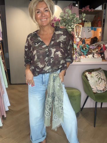 Blouse Army Look