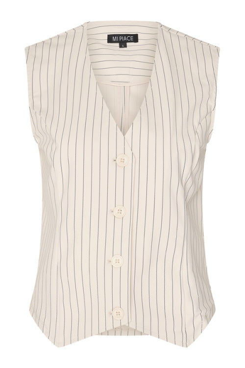 Gilet Mi Piace 202294 Pin Stripe Kit-Zwart