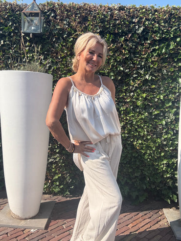 Top Satin Shell Beige