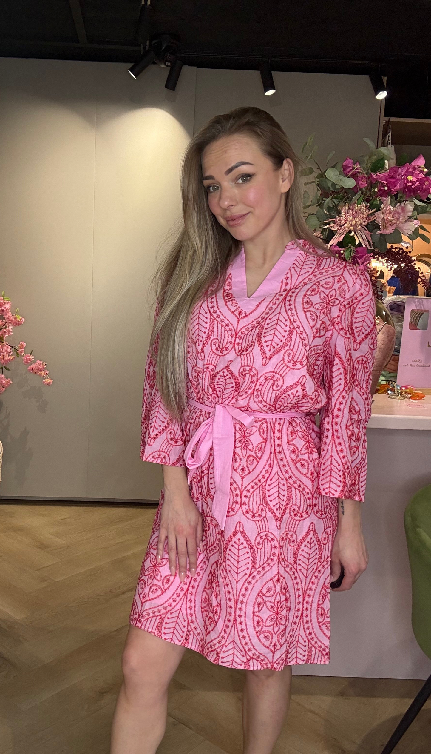 Jurk Paris Roze
