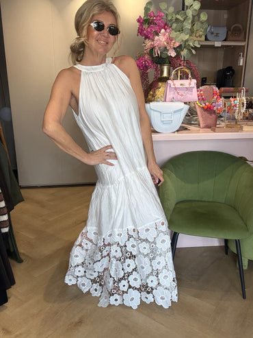 Jurk Halter With Flower