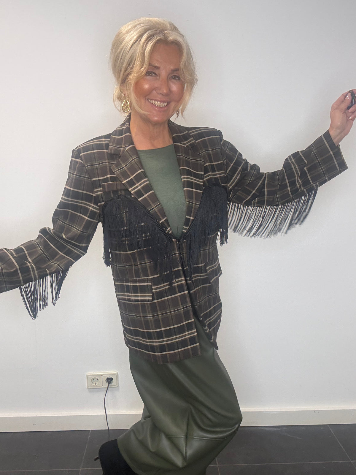 Mash top Cashmere groen