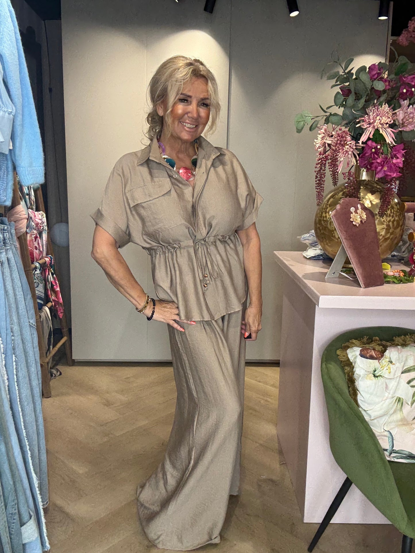 2 Delige Set Joke Taupe
