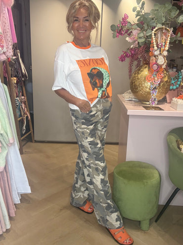 Broek Camouflage Beige