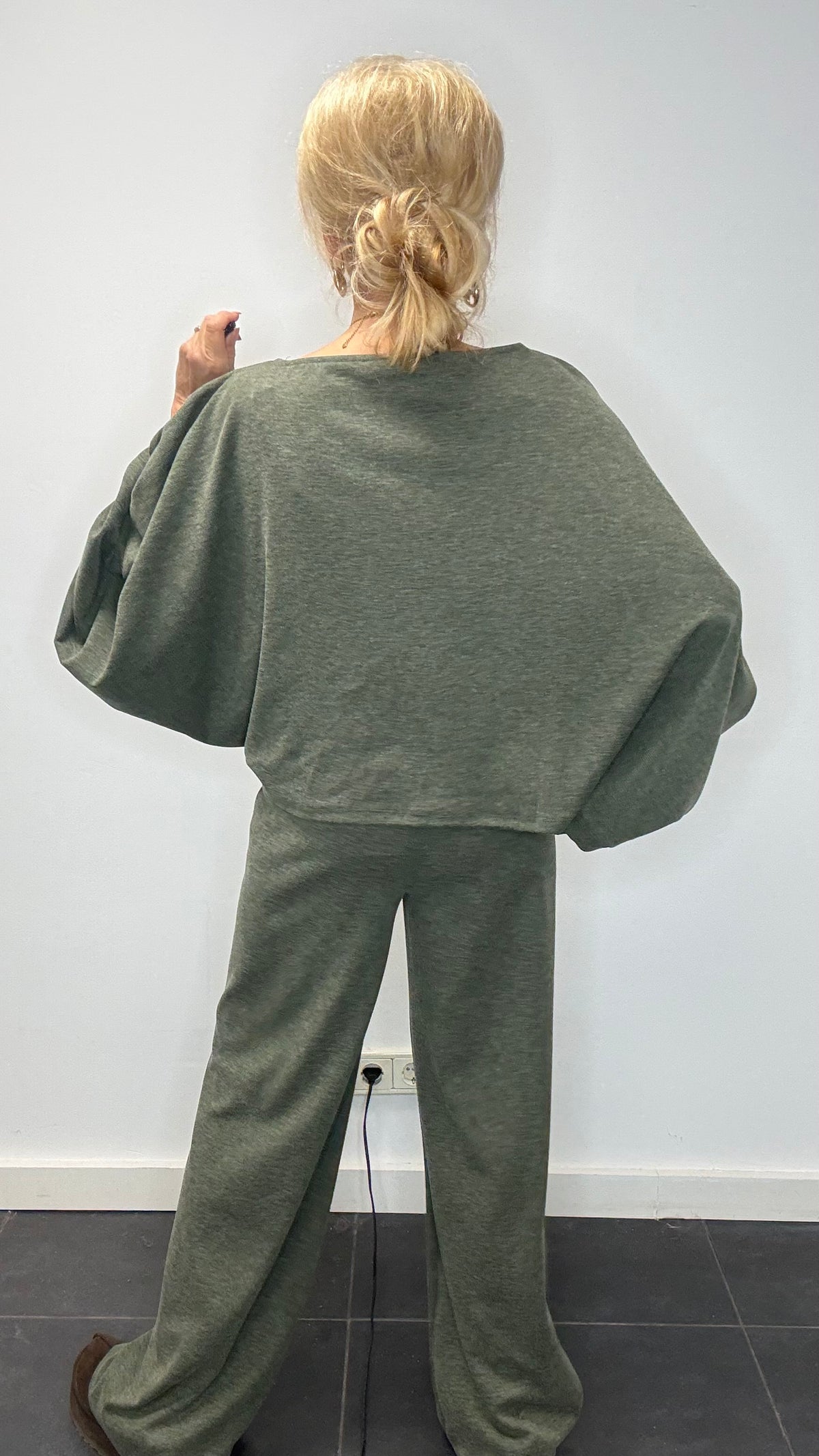 2-delt sæt Comfy Pack ballonarmé grøn