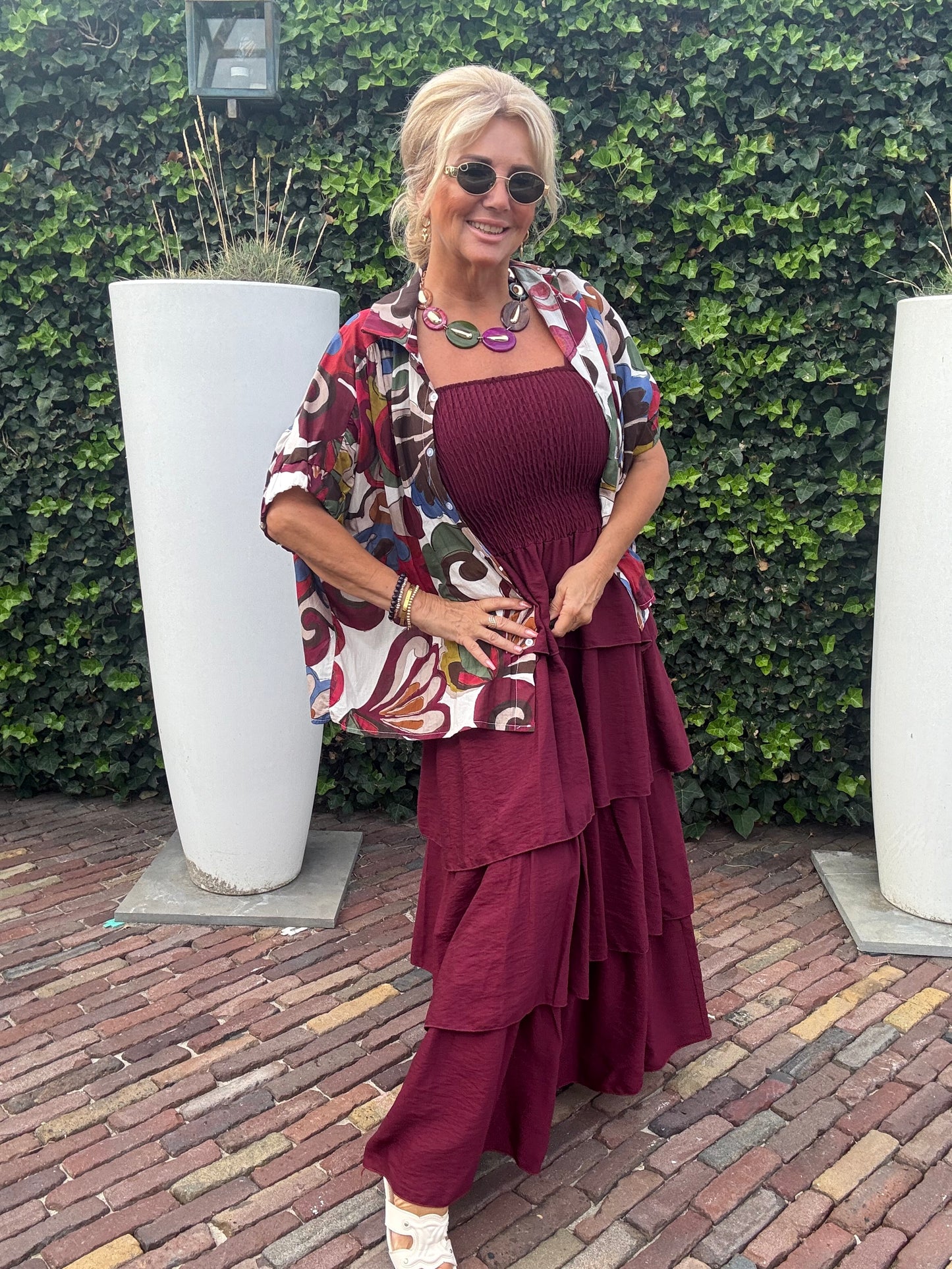 Dress Bella Rosso💃Bordeaux💃