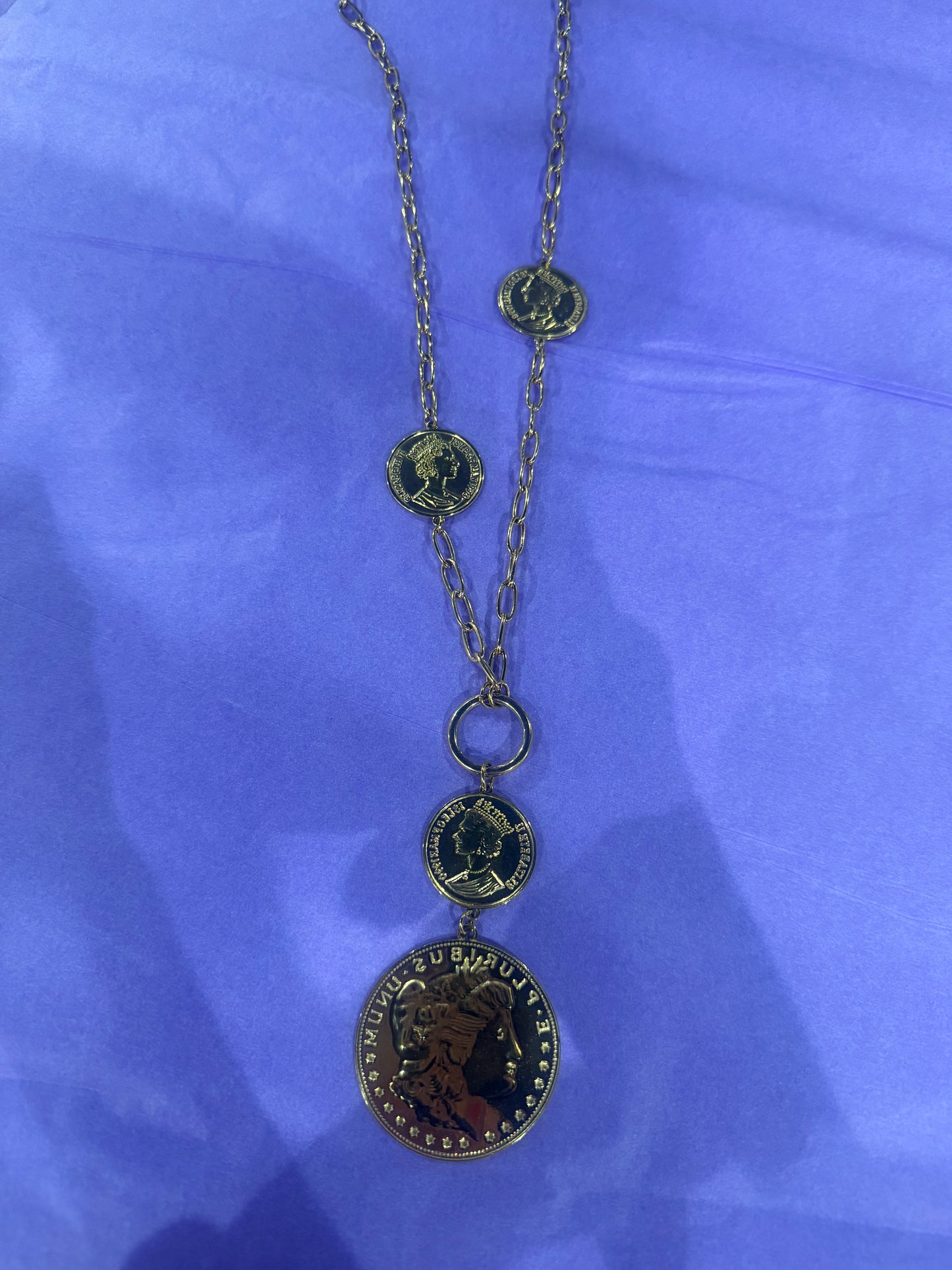 Ketting goud munt