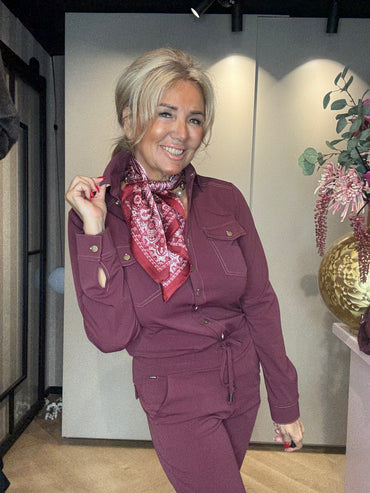 Mi Piace Blouse MP202730 Stitch Burgundy