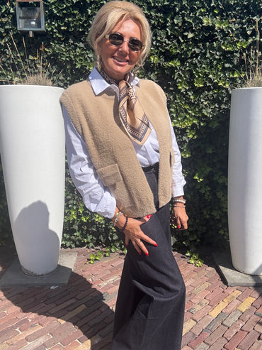 Triple Nine Gilet TR9001 Fluffy Beige