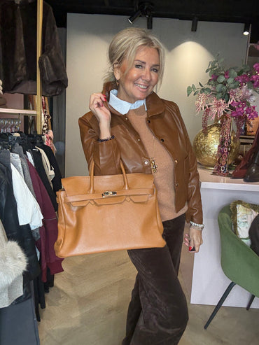 Jasje Jil Puh Leatherlook coqnag