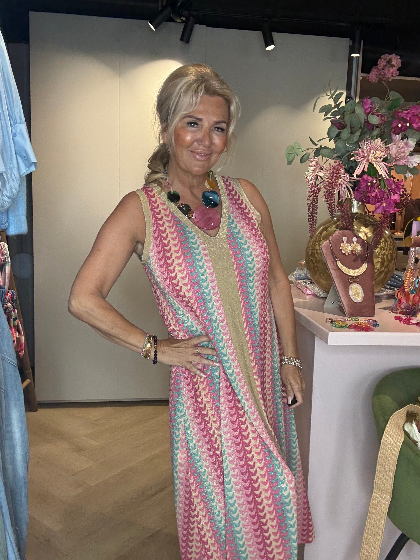 Jurk Luna Dress Roze