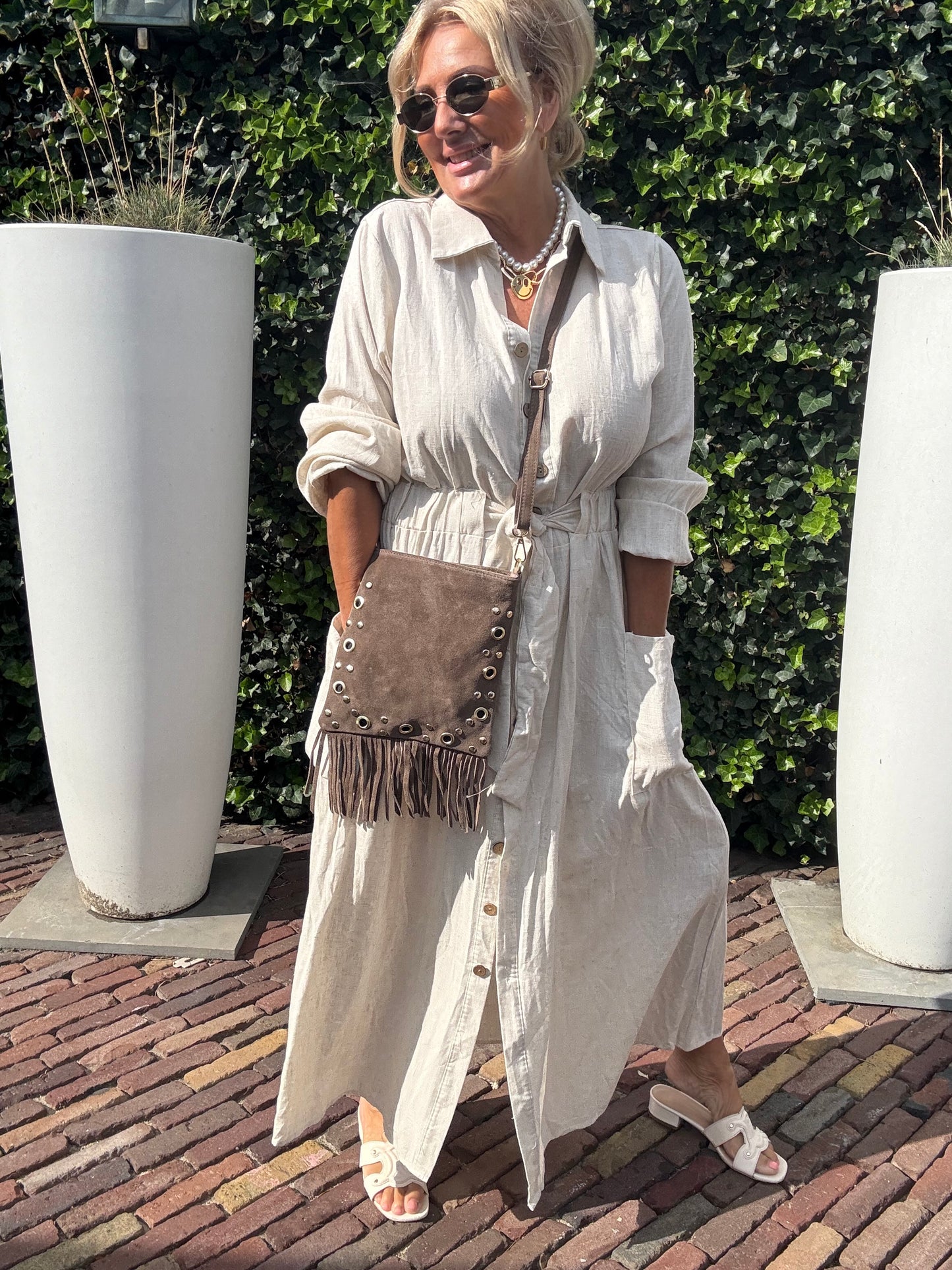 Dress linnen Pretty