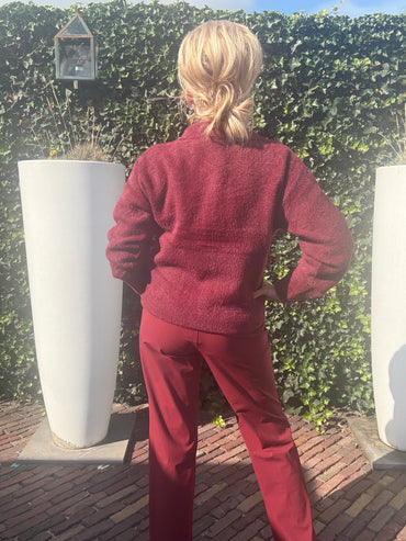 Triple Nine Jacket Fluffy TR9002 Burgundy