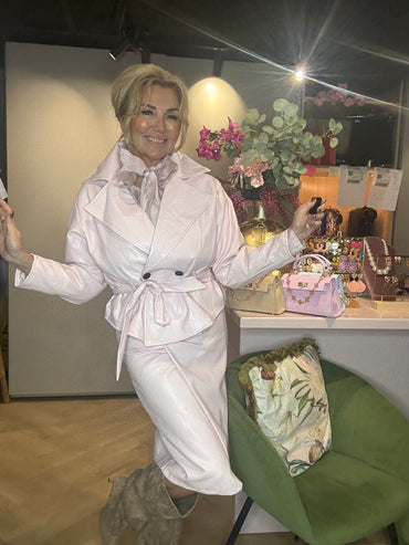 Jakke slå-om Alida Pink