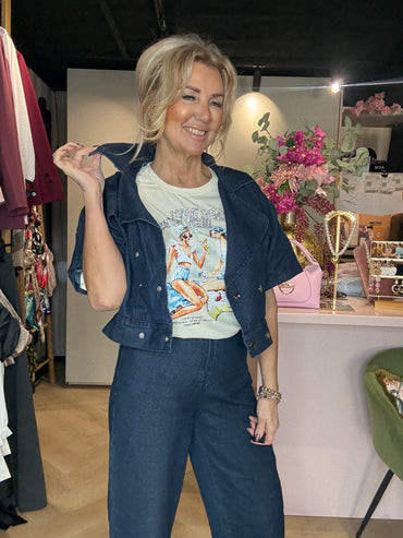 Twee Delig Jeans Pak