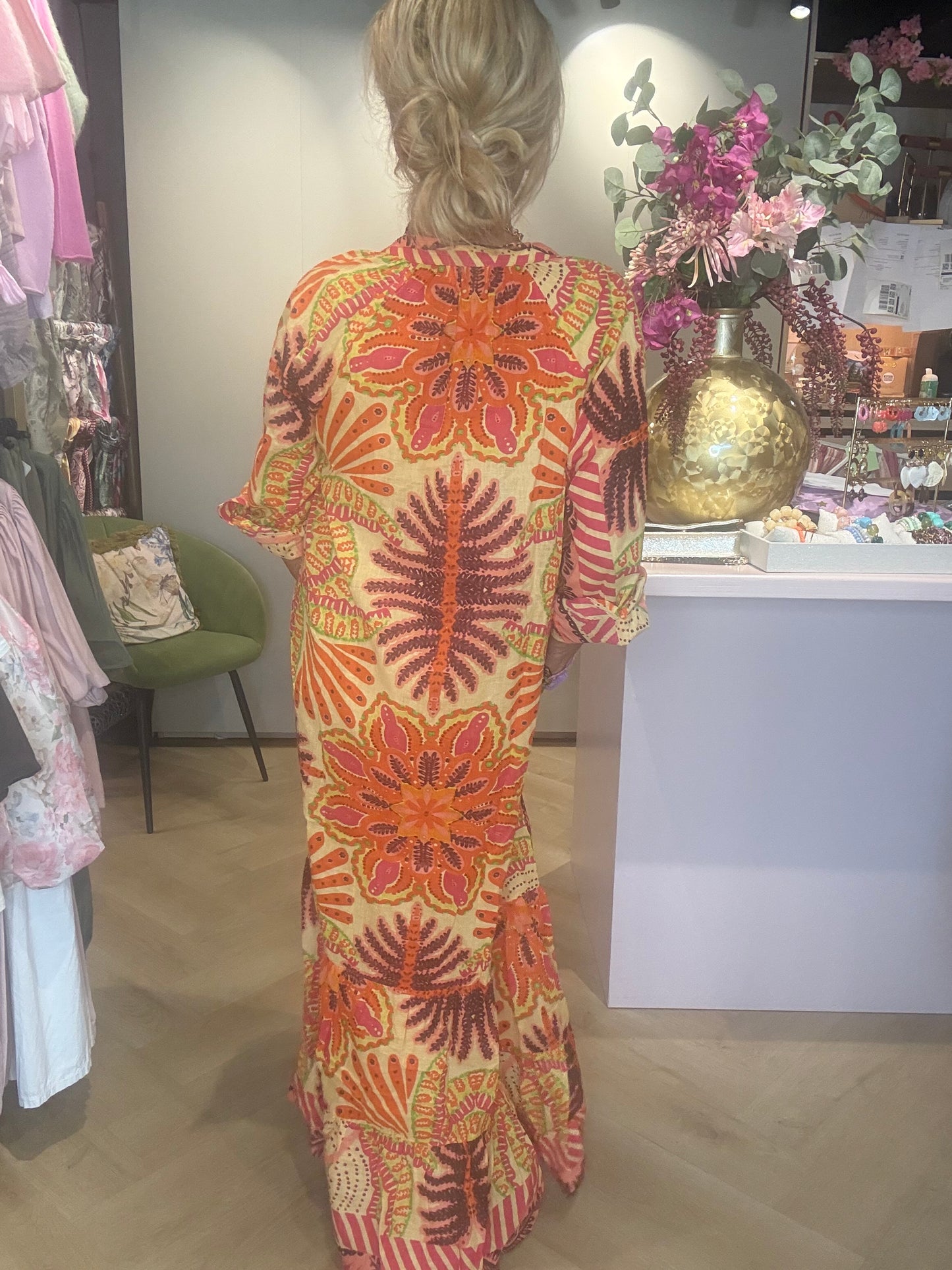 Jurk Marbella Orange