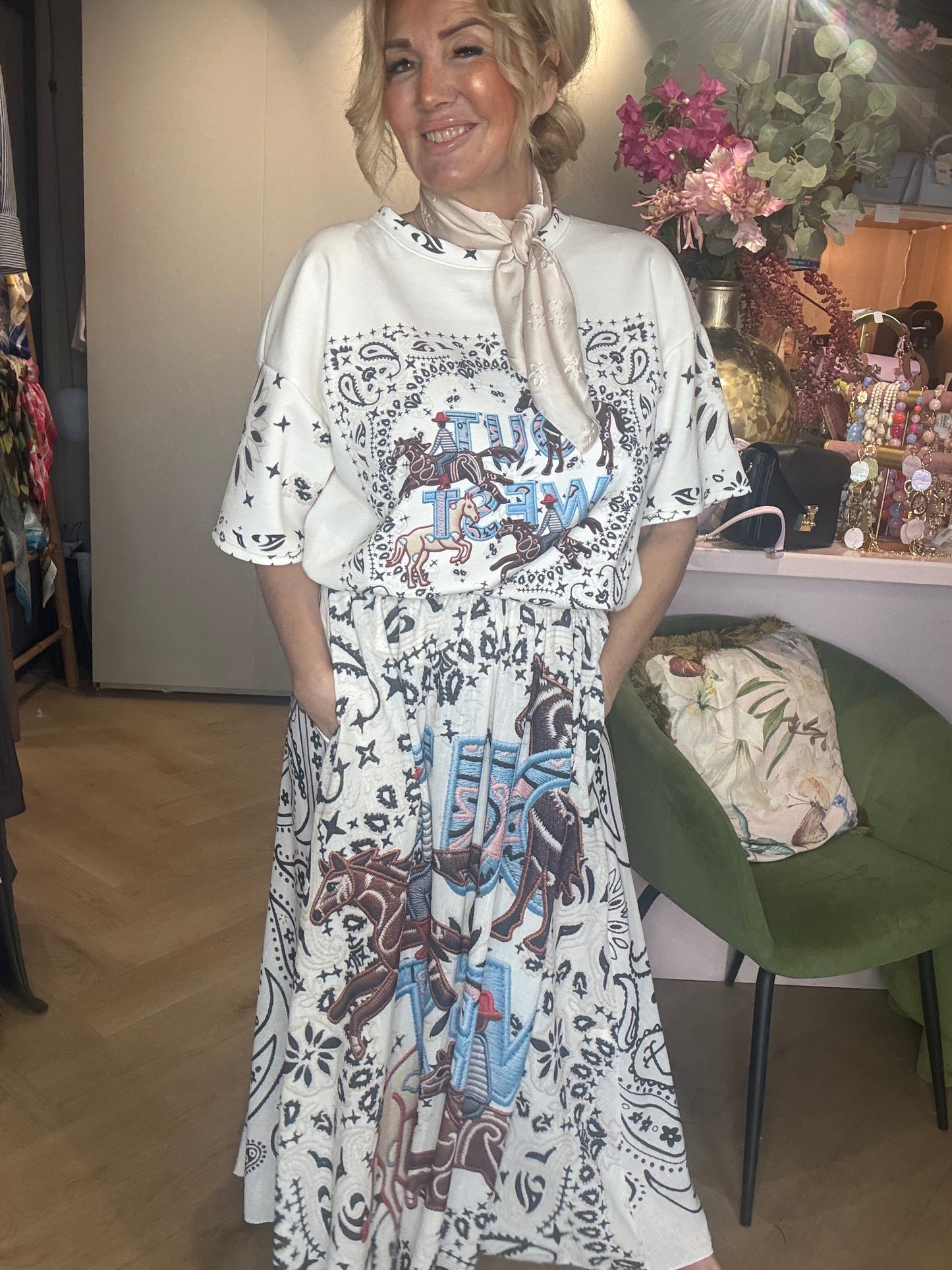 Dwuczęściowy zestaw Paisley Horse