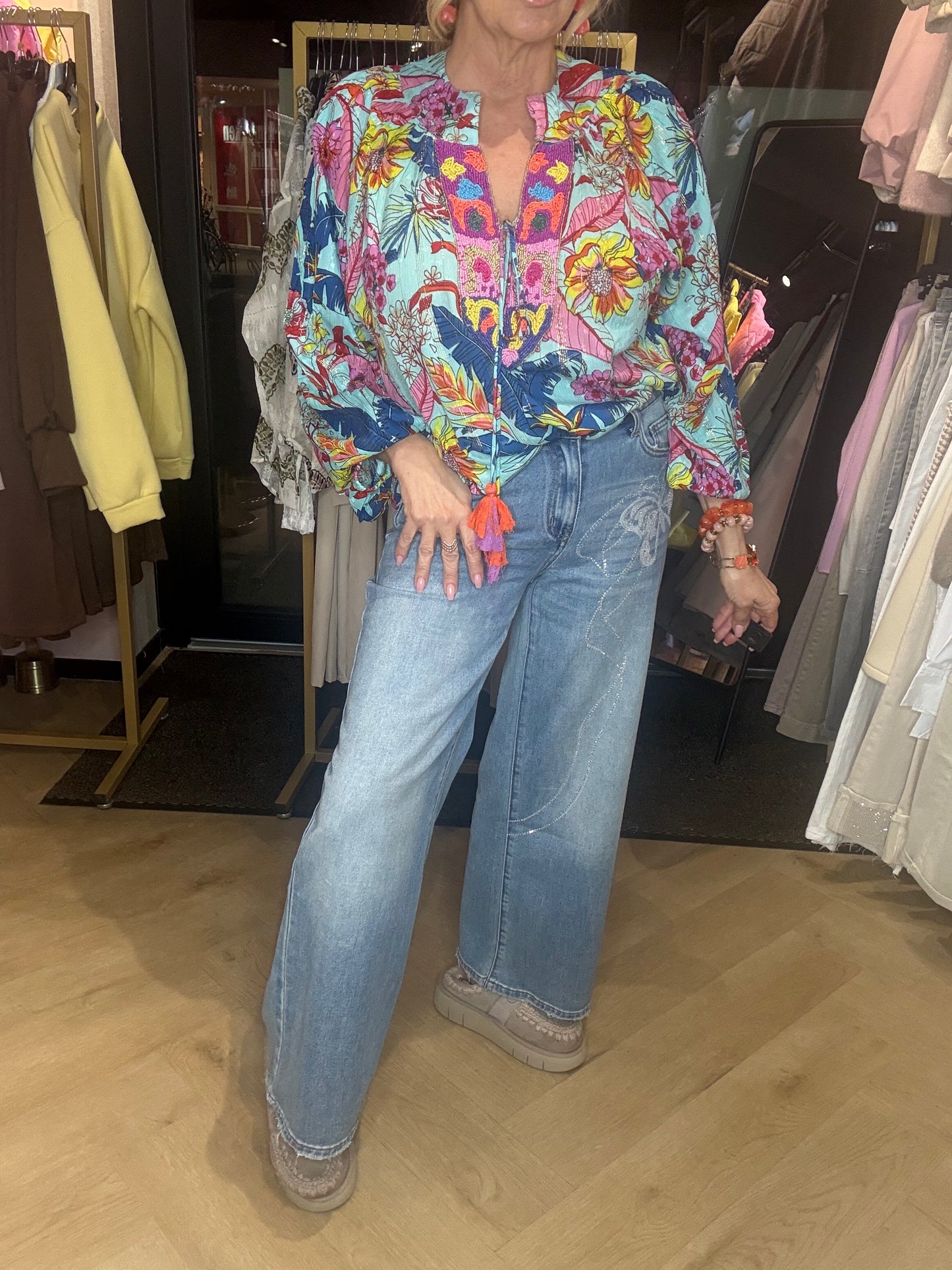 Jeans Broek Vlinder Straight leg