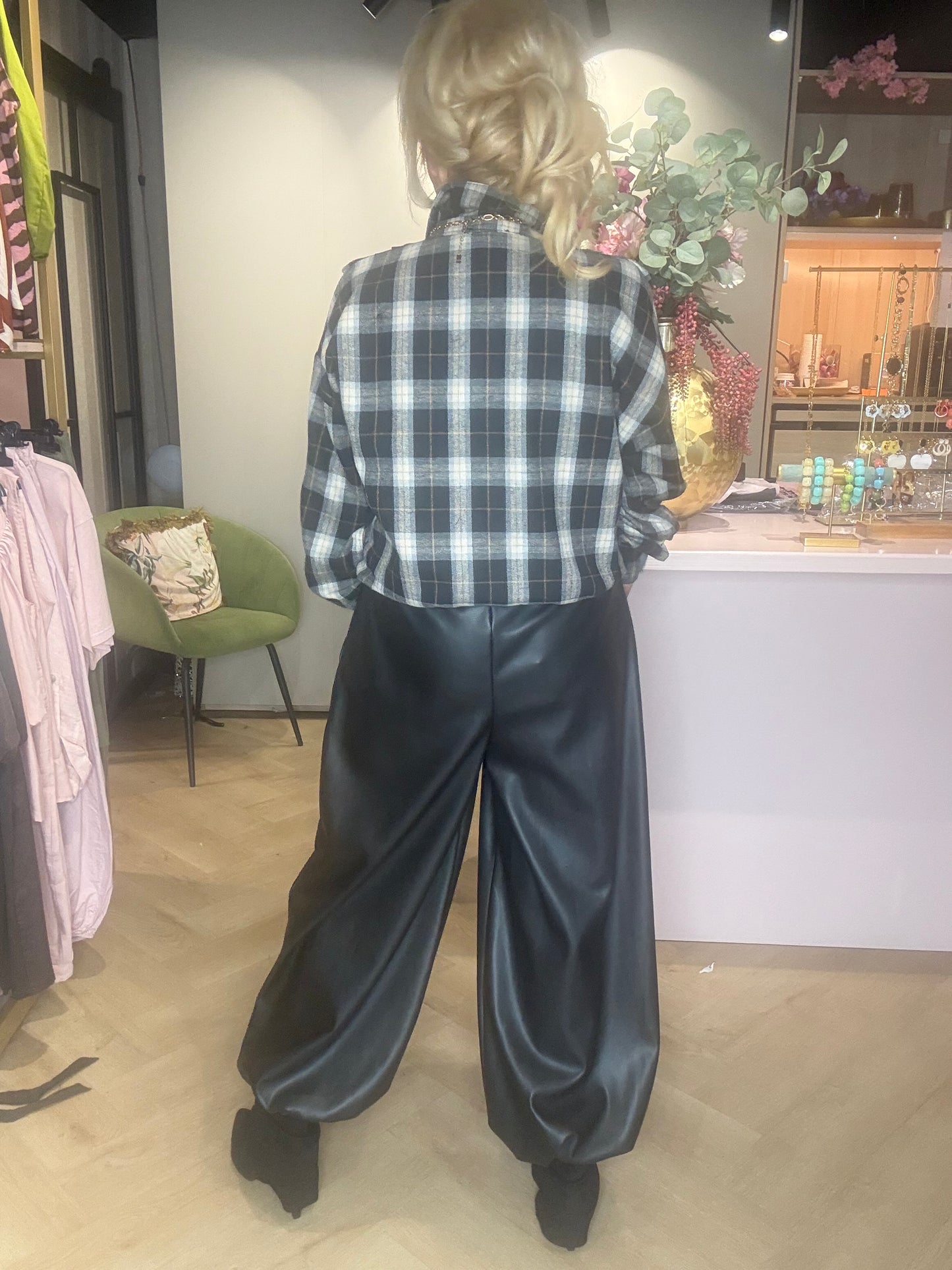 Pantalón de globo Puh, negro