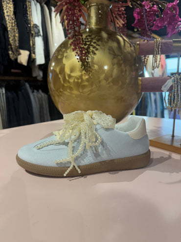 Sneaker pearl babyblauw