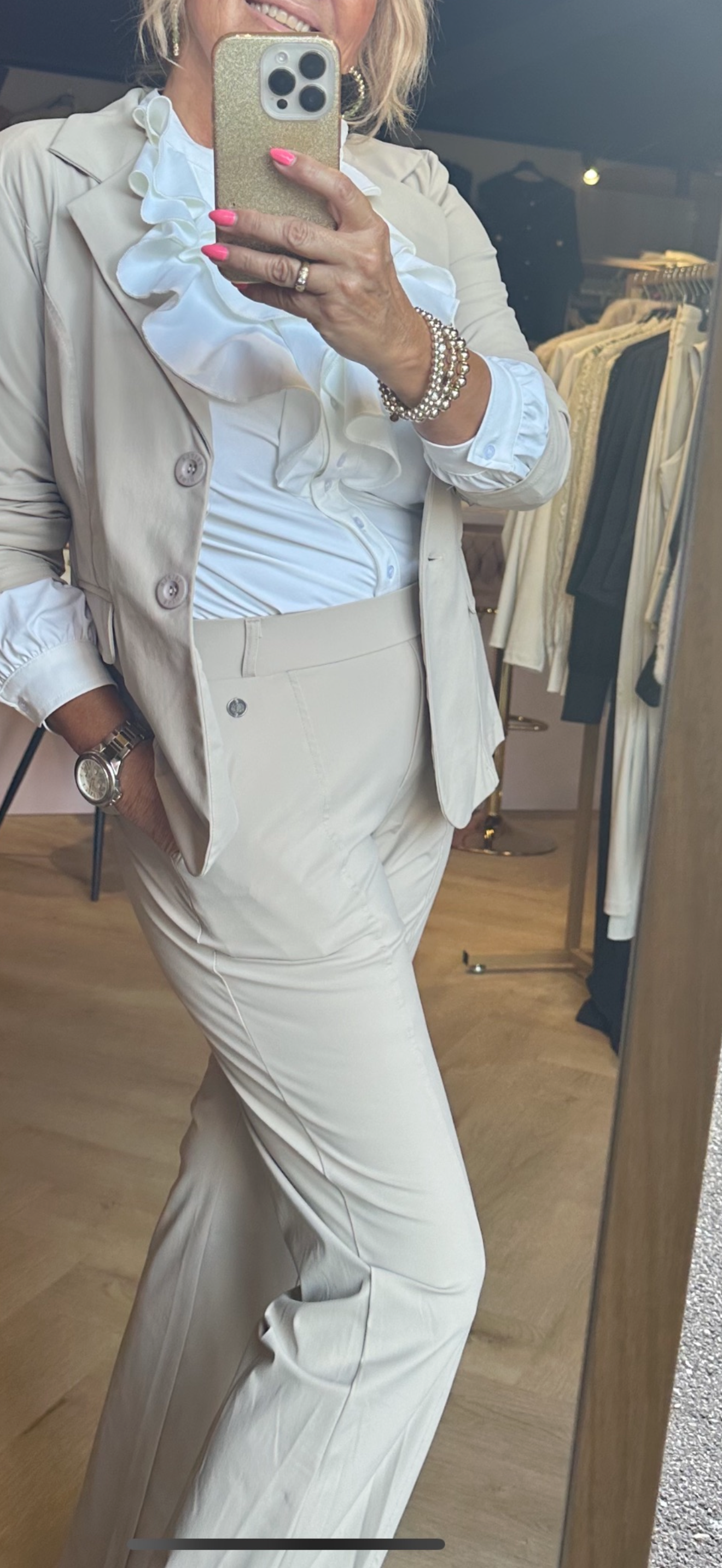 Triple Nine Broek BR-2301 Beige