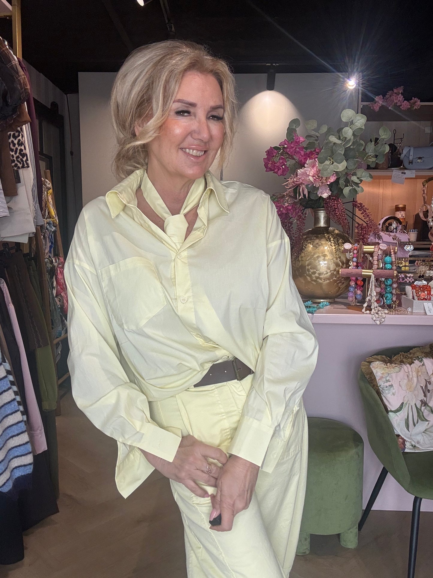 Blouse Stropdas Jaune Beurre