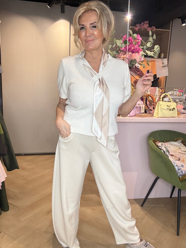 Jog Broekje Beige Ballon