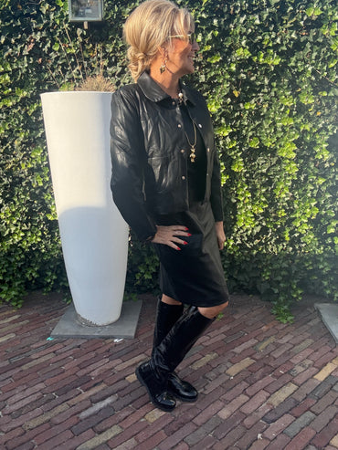 Jasje 🖤 Leatherlook Jill Zwart