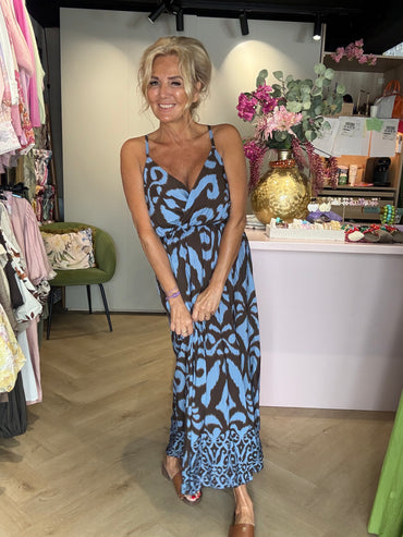 Robe Oman Bleu Marron