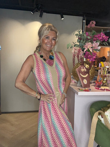 Jurk Luna Dress Roze