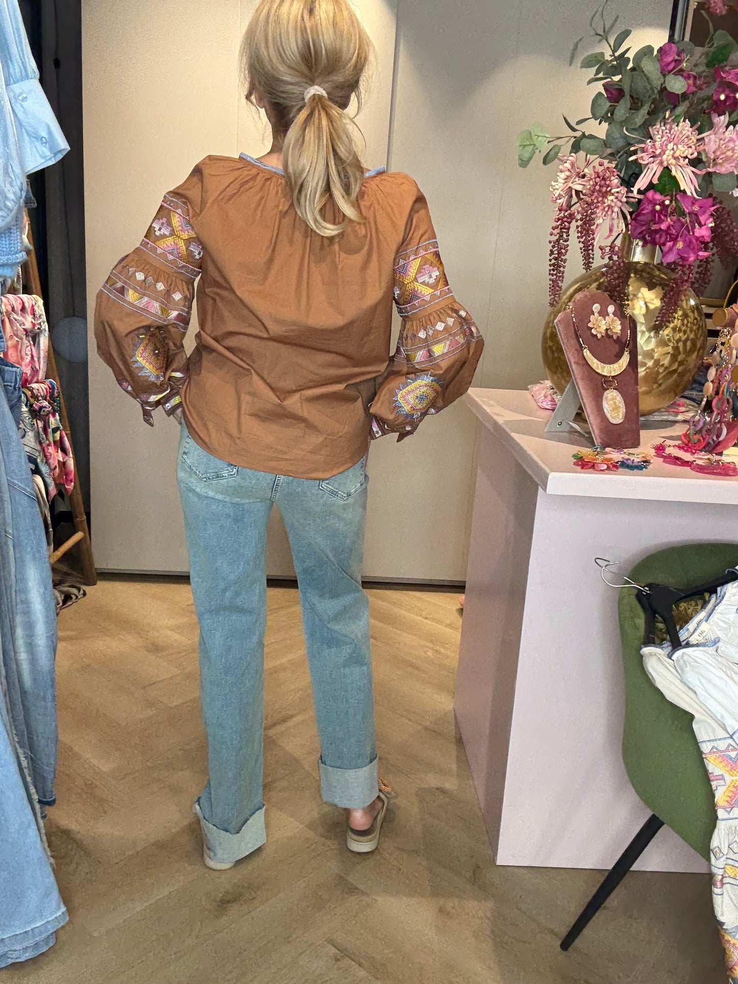 Blouse Ibiza Treasure Bruin