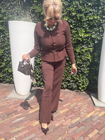 2 delig pak Bruin Retro Chic