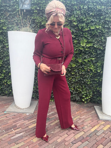 2 pieces pak bordeaux Retro Chic