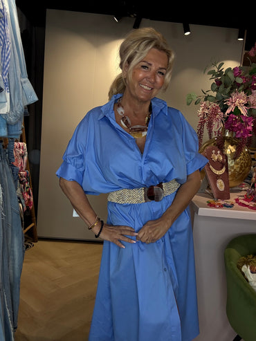 Jurk Eden Korenblauw